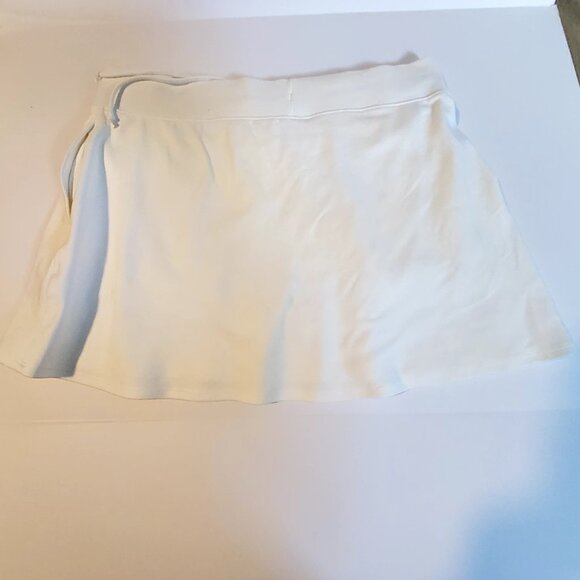 Wild Fable Women Elastic Waist Skirt With Drawstring  Built-In Shorts  White XXL - Picture 8 of 9